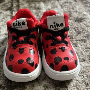 Red and Black Ladybug Sneakers